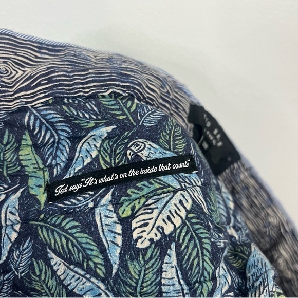 Ted Baker Heathered Blue Bermuda Shorts 30R - Picture 3 of 5